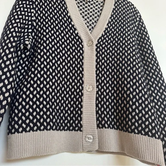 KULE Barton Cardigan in Navy Size Medium - Picture 7 of 11